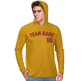 Custom Yellow Orange Red UV-Hoodie