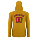 Custom Yellow Red UV-Hoodie