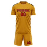 Custom Yellow Red Soccer Jersey