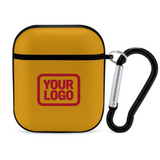 Custom Yellow Red AirPods Case