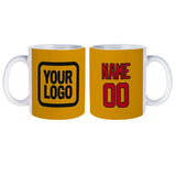 Custom Yellow Red Mug