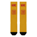 Custom Yellow Red Knee-High Sock