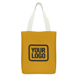 Custom Yellow Red Canvas Tote Bag
