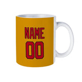 Custom Yellow Red Mug