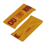 Custom Yellow Red Sports headband