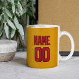 Custom Yellow Red Mug