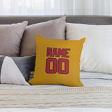 Custom Yellow Red Pillowcase