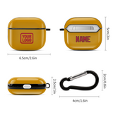 Custom Yellow Red AirPods Case (3rd Generation)