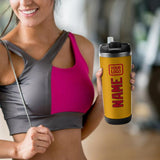 Custom Yellow Red Stainless Steel Water Cup