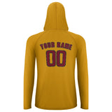 Custom Yellow Crimson Red UV-Hoodie