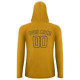Custom Yellow Yellow UV-Hoodie
