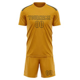 Custom Yellow Yellow Soccer Jersey
