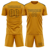 Custom Yellow Yellow Soccer Jersey