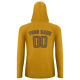 Custom Yellow Khaki UV-Hoodie