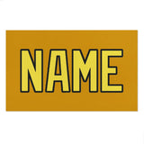 Custom Yellow Light Yellow Beach Towel