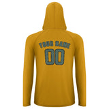 Custom Yellow Blue Green UV-Hoodie