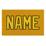 Custom Yellow Gold Beach Towel