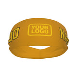 Custom Yellow Gold Sports headband