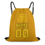 Custom Yellow Gold Drawstring Bag