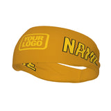 Custom Yellow Gold Sports headband