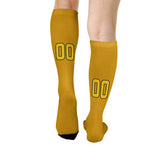Custom Yellow Gold Knee-High Sock