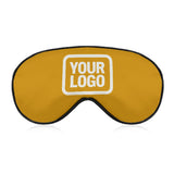 Custom Yellow White Sleep Mask