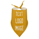 Custom Yellow White Pet Scarf