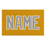 Custom Yellow Gray Beach Towel