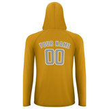 Custom Yellow Gray UV-Hoodie