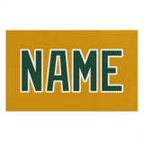 Custom Yellow Green Beach Towel