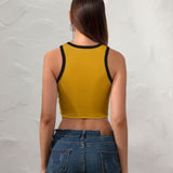 Custom Yellow Green Sleeveless Tank Top