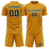 Custom Yellow Green Soccer Jersey