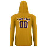 Custom Yellow Purple UV-Hoodie