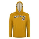 Custom Yellow Navy UV-Hoodie