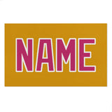 Custom Yellow Pink Beach Towel