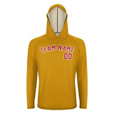 Custom Yellow Red UV-Hoodie