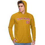 Custom Yellow Red UV-Hoodie