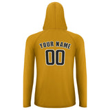 Custom Yellow Black UV-Hoodie