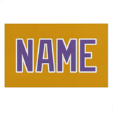 Custom Yellow Light Purple Beach Towel