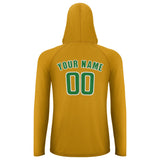 Custom Yellow Emerald Green UV-Hoodie