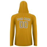 Custom Yellow Light Khaki UV-Hoodie