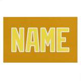 Custom Yellow Light Yellow Beach Towel