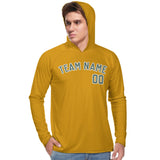 Custom Yellow Blue Green UV-Hoodie