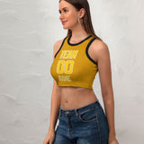 Custom Yellow Gold Sleeveless Tank Top