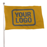 Custom Yellow Dark Grey Flag