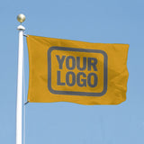 Custom Yellow Dark Grey Flag