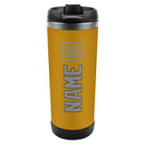 Custom Yellow Gray Stainless Steel Water Cup