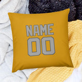 Custom Yellow Gray Pillowcase