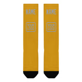 Custom Yellow Gray Knee-High Sock