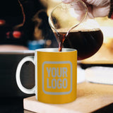 Custom Yellow Gray Mug